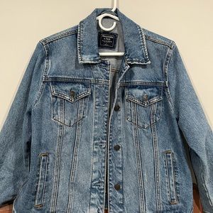 abercrombie and fitch jean jacket